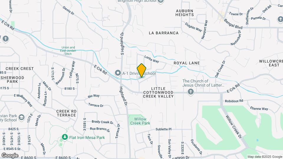 2129 Creek Way Map and Location Details