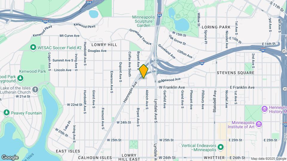 1926 Aldrich Ave S, Unit #102 Map and Location Details