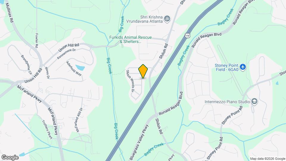 6370 Shiloh Woods Dr Map and Location Details