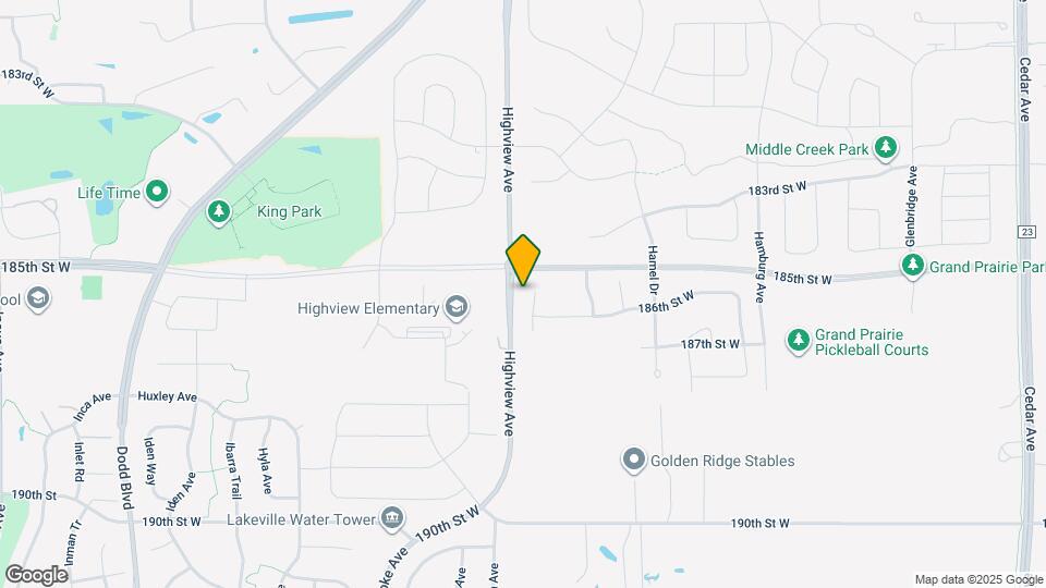 18551 Hidden Way Map and Location Details