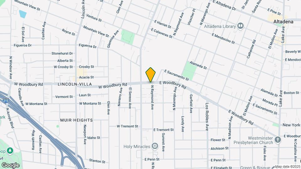 2165 Raymond Ave Mapa y Detalles de la Ubicación