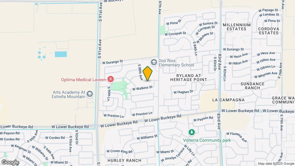 8725 W Whyman Ave Mapa y Detalles de la Ubicación