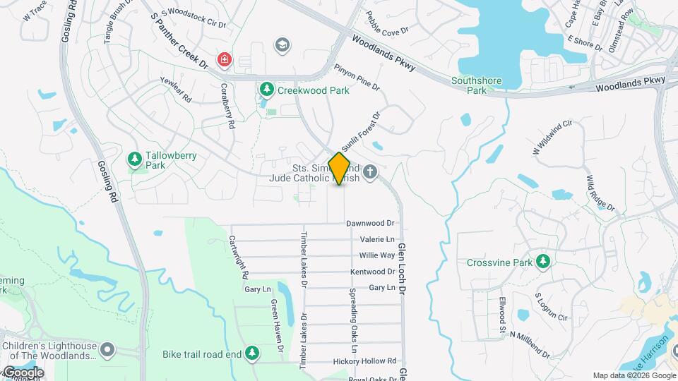 26415 Hunters Hollow Dr Map and Location Details