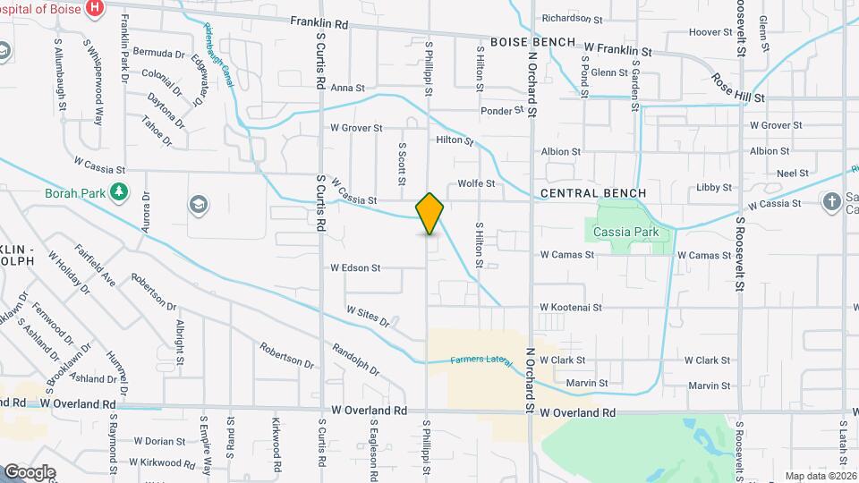 968 S Phillippi St Map and Location Details