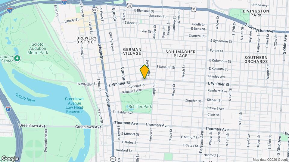 199 E Whittier St Map and Location Details