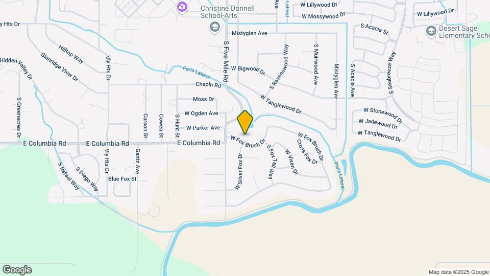 10500 W Fox Ridge Dr Map and Location Details