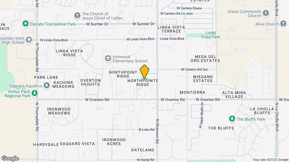2960 W Yorkshire St Mapa y Detalles de la Ubicación