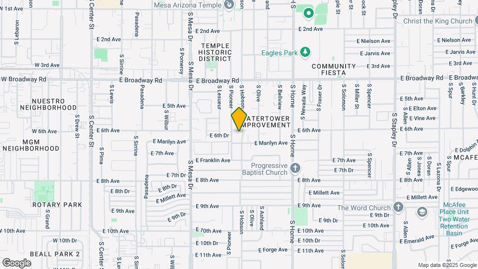 602-612 S Hobson St Mapa y Detalles de la Ubicación