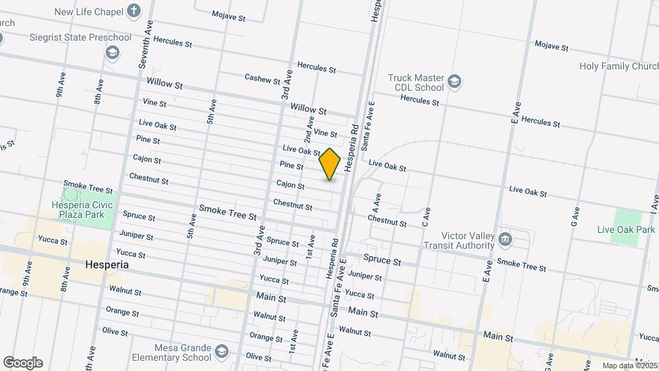 16564-16572 Cajon St Map and Location Details