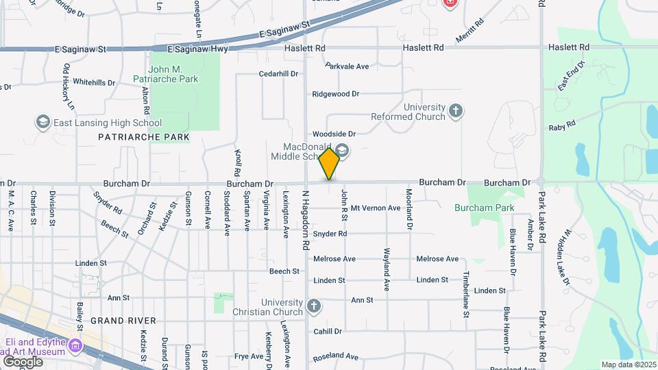 1540 Burcham Dr Map and Location Details
