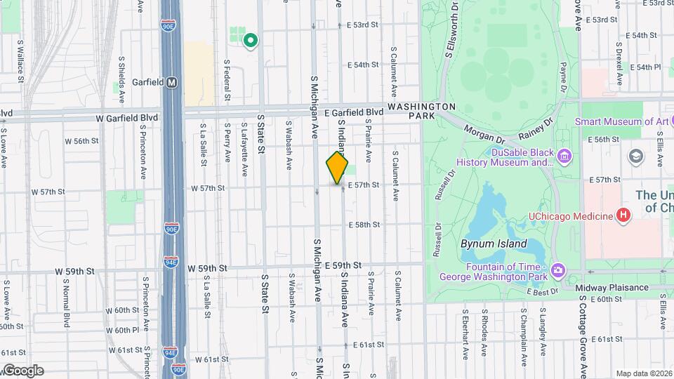 5700 S Indiana Ave, Unit 1 Map and Location Details