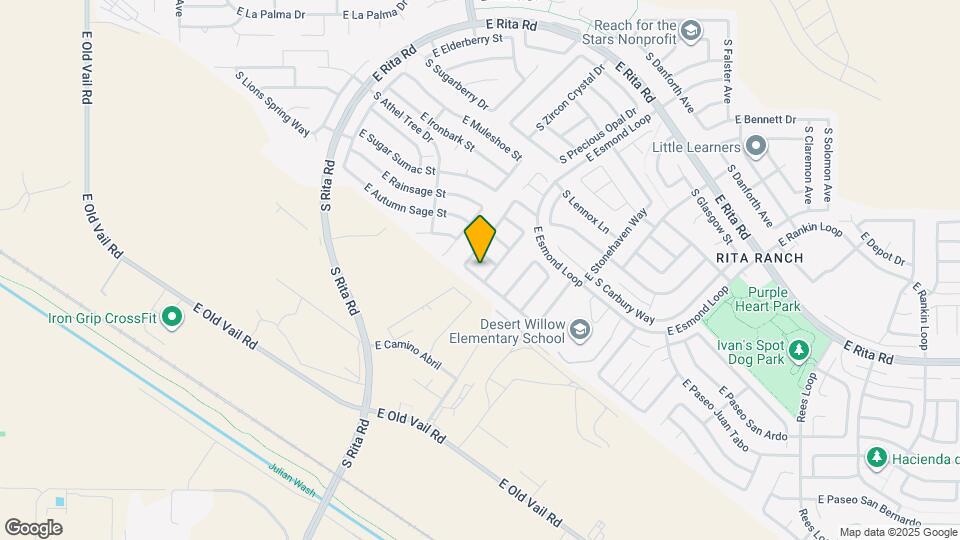 9169 E Wild Wash Dr Map and Location Details