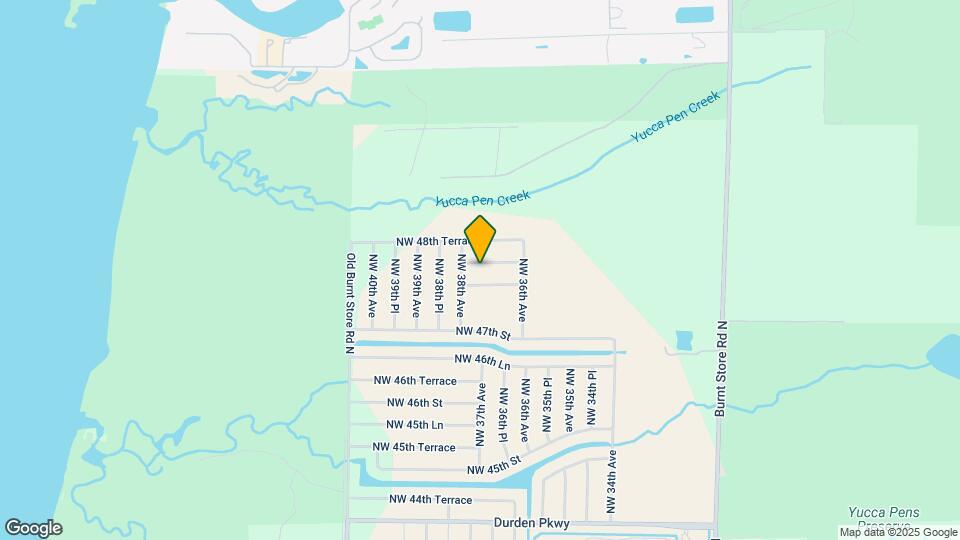 3702 NW 48th St Map and Location Details