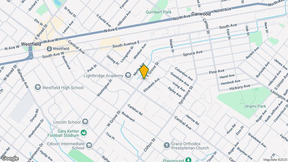 128 E Grove St Map and Location Details