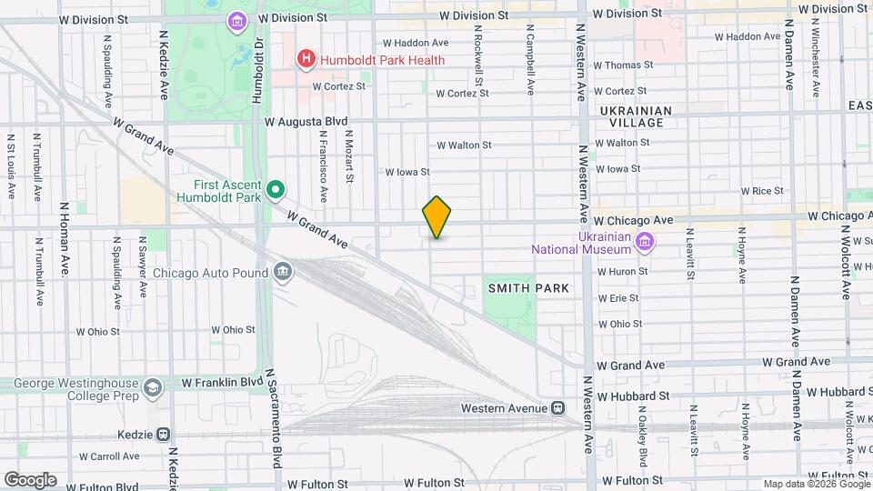 2656 W Superior St, Unit 2nd floor Map and Location Details
