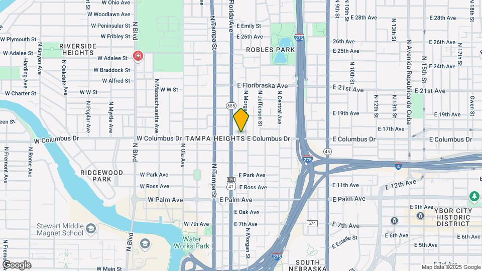 210 E Columbus Dr Map and Location Details