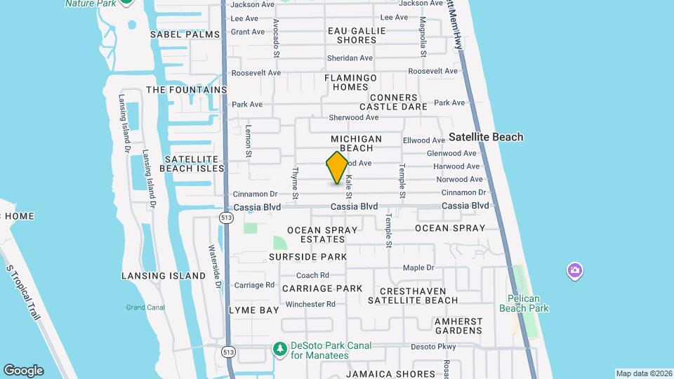 420 Cinnamon Dr Map and Location Details