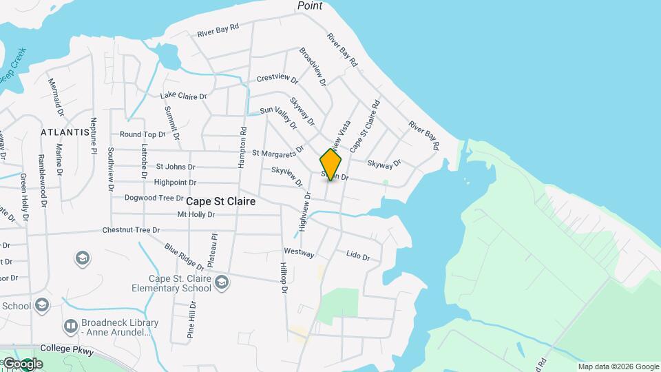 1195 Bayview Vista Map and Location Details