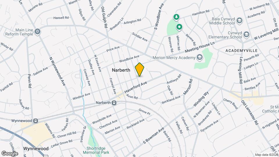 111 Iona Ave Narberth PA Apartments and Nearby Narberth Apartments For