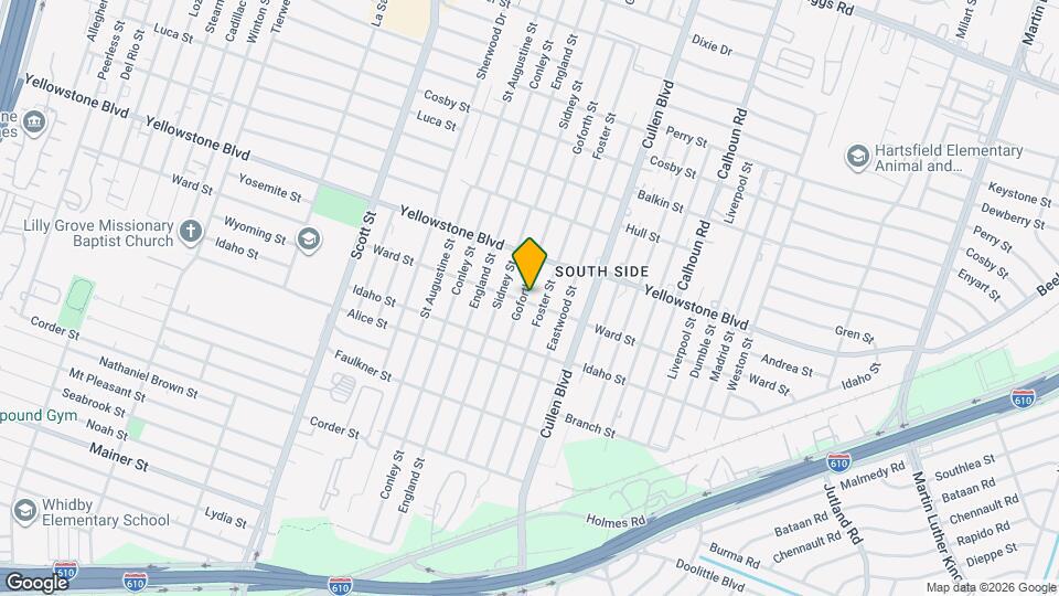 6741 Goforth St Map and Location Details