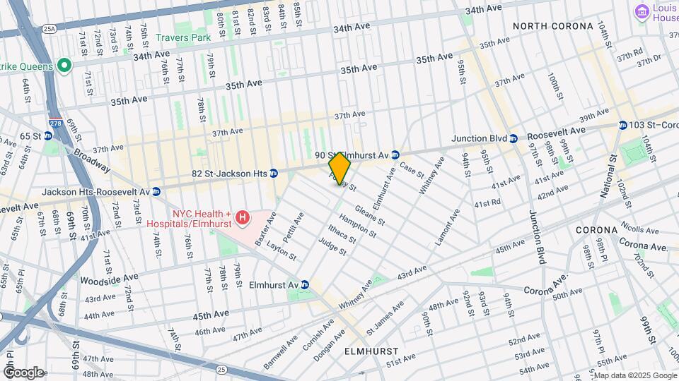 86-05 Britton Ave Map and Location Details