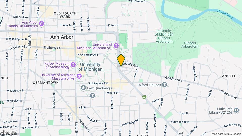 413 Washtenaw Ave Mapa y Detalles de la Ubicación