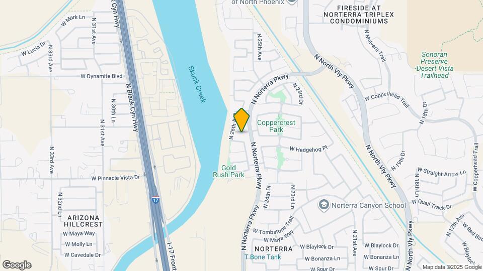 2515 W Gambit Trail Mapa y Detalles de la Ubicación