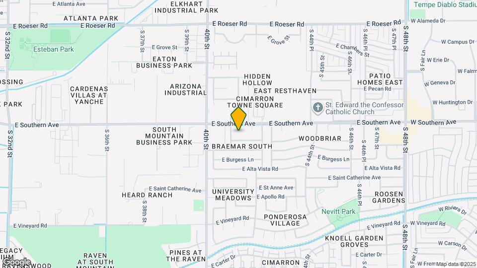 6014 S 41st Pl Mapa y Detalles de la Ubicación