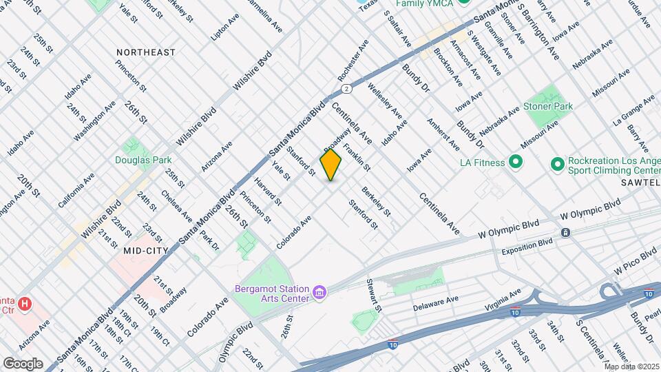 1547 Stanford St Map and Location Details