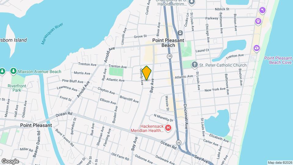 708 Atlantic Ave Map and Location Details