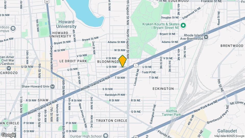 21 Rhode Island Ave NW Mapa y Detalles de la Ubicación