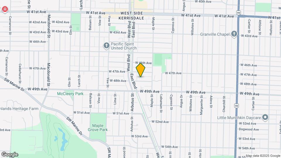 2075 W 48th Ave Map and Location Details