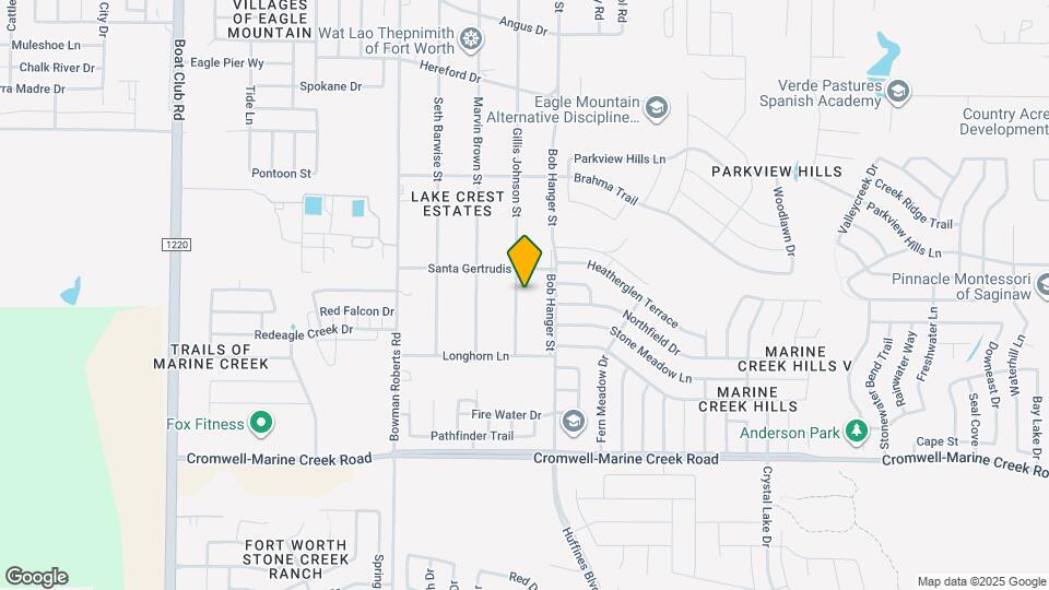 6612 Gillis Johnson St Map and Location Details