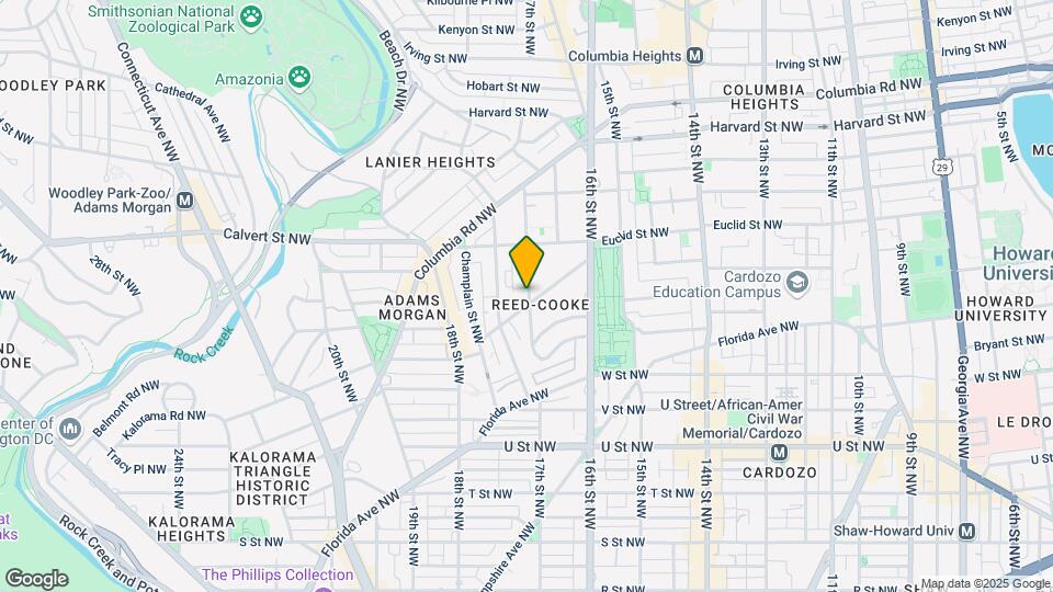 2410 17th St NW Map and Location Details