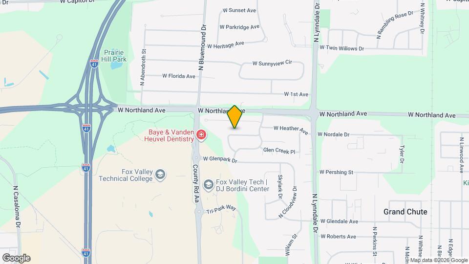 2962 W Creek Valley Ln Map and Location Details