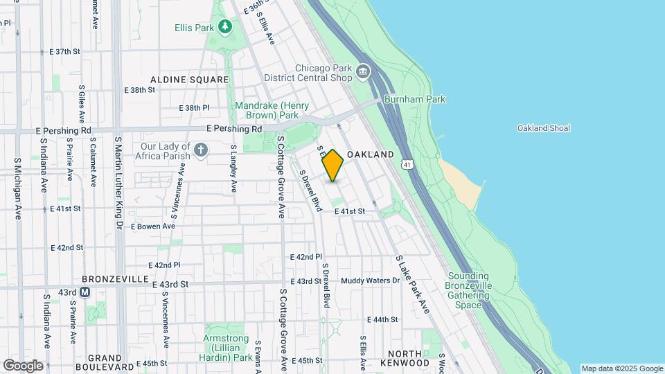 4020 S Ellis Ave Mapa y Detalles de la Ubicación