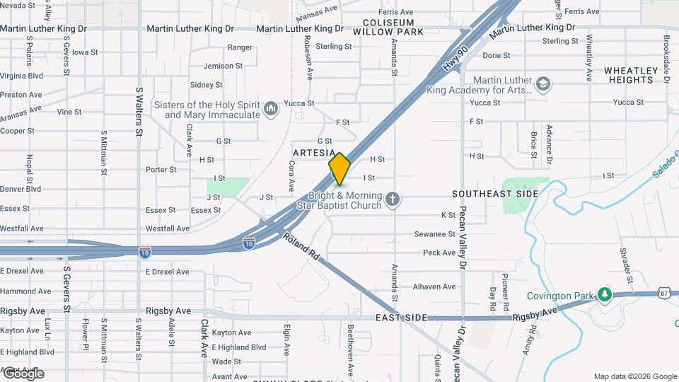 818 Hampton St, Unit 1 Map and Location Details