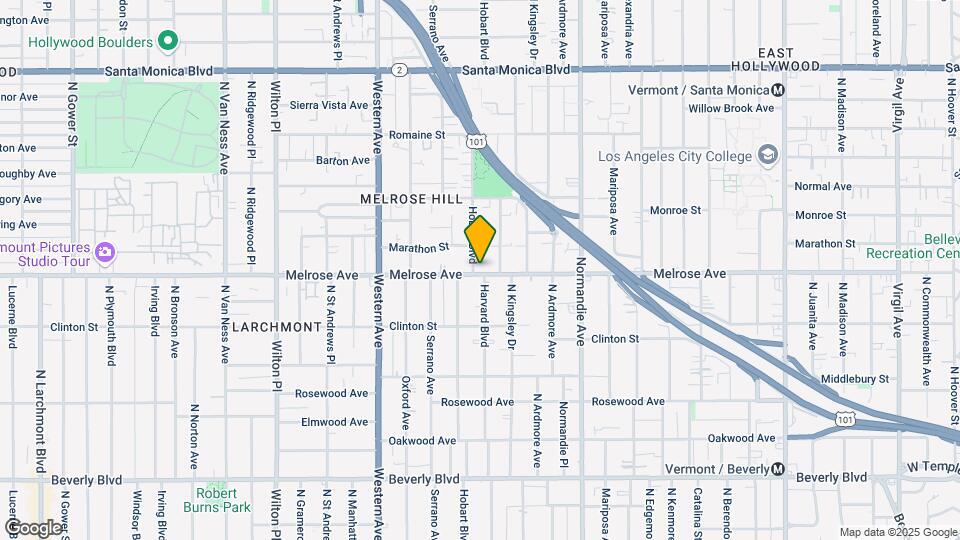 4765 Melrose Ave Mapa y Detalles de la Ubicación