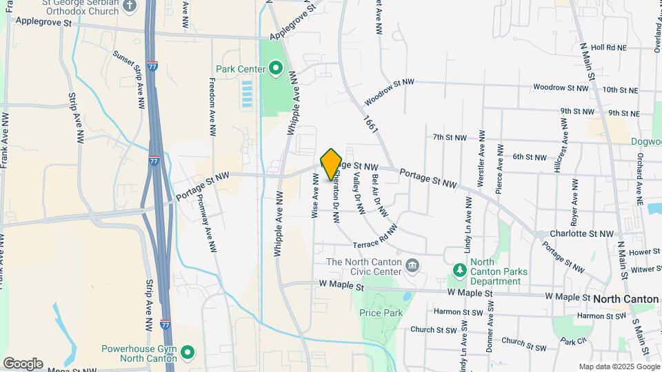 405-427 Sheraton Dr NW Map and Location Details