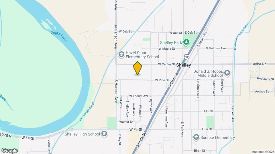 375 W Pine St, Unit A Map and Location Details