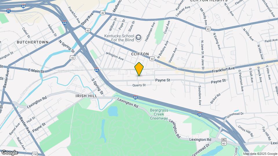 1907 Payne St Map and Location Details