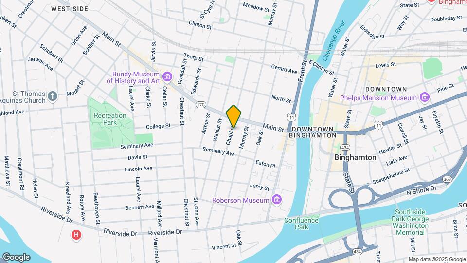 134 Chapin St Map and Location Details