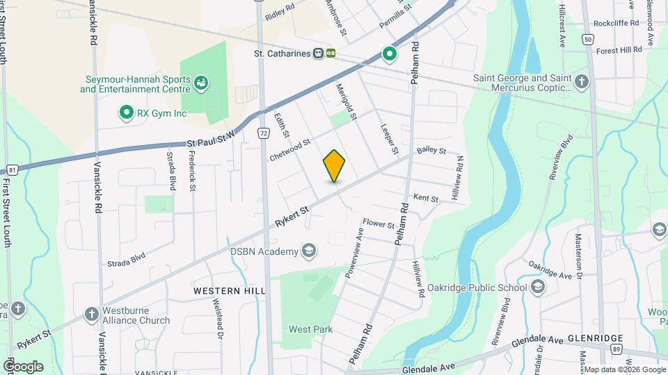 72 Churchill St Map and Location Details