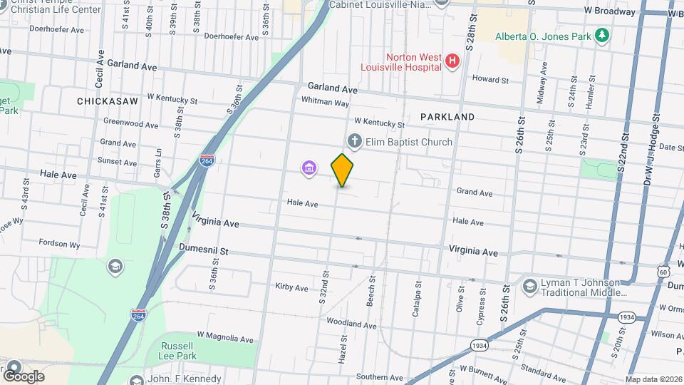 1115 S 32nd St Map and Location Details