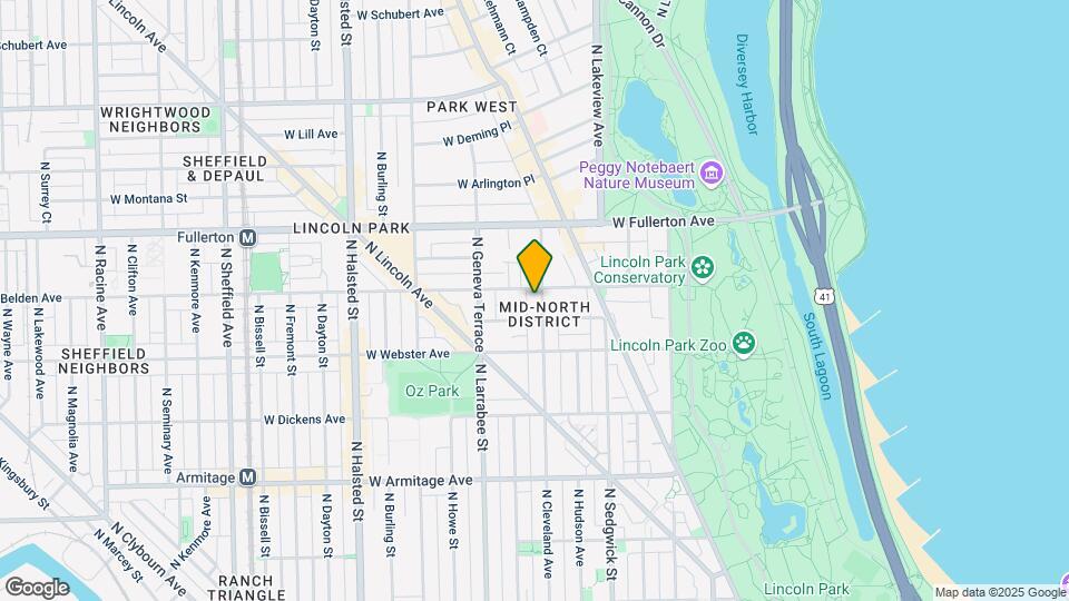 2250 N Cleveland Ave, Unit 1F Map and Location Details