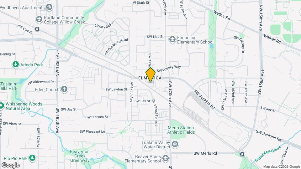 17300 SW Merlo Rd Mapa y Detalles de la Ubicación