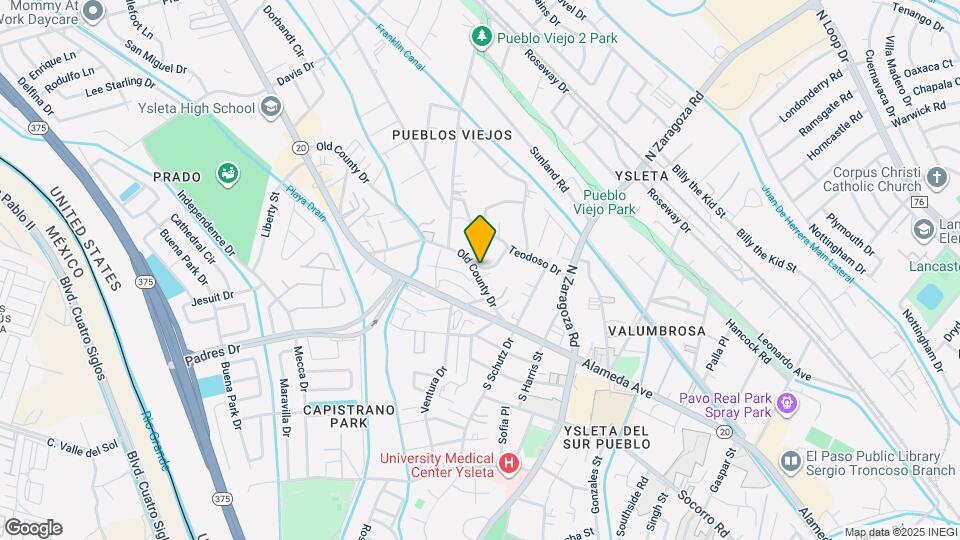 8903 Old County Dr Map and Location Details