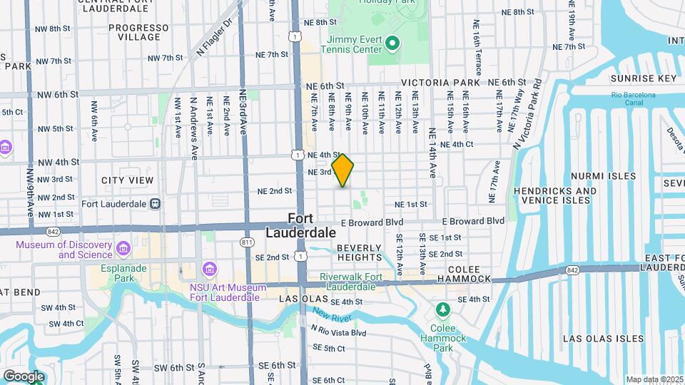 808 NE 2nd St Map and Location Details