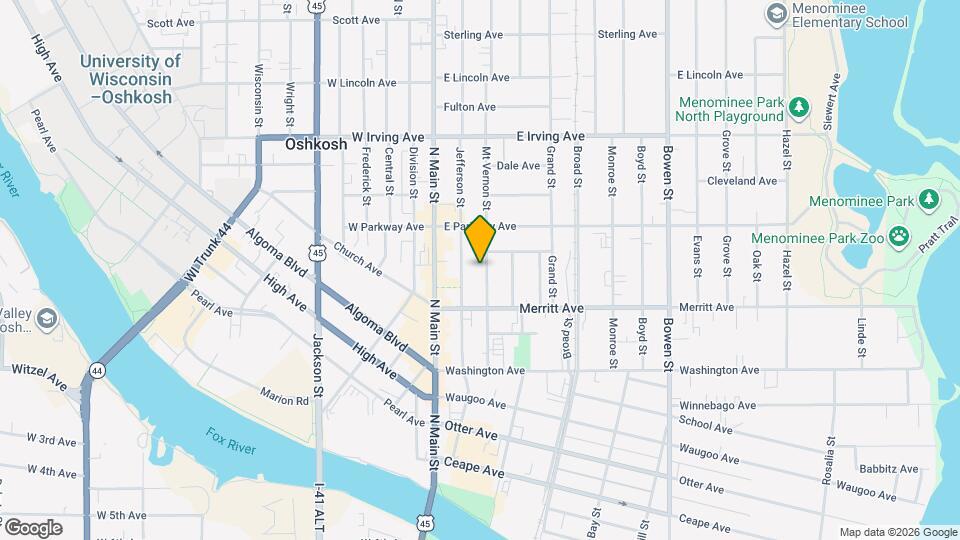 541 Mt Vernon St Mapa y Detalles de la Ubicación