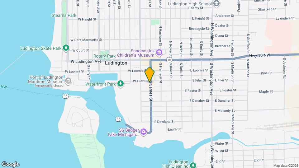 305 S James St Mapa y Detalles de la Ubicación